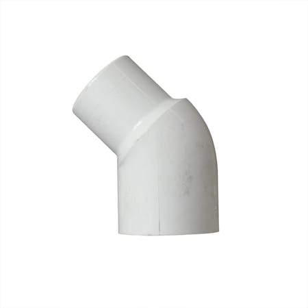 Thrifco Plumbing 1-1/2 Inch Slip x Slip PVC 45 Degree Street Elbow SCH 40 8114056